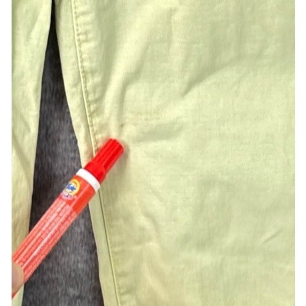 NWT American Eagle Baggy Jogger Womens 12 Lime Green Cargo High Rise Stretch - Picture 2 of 15